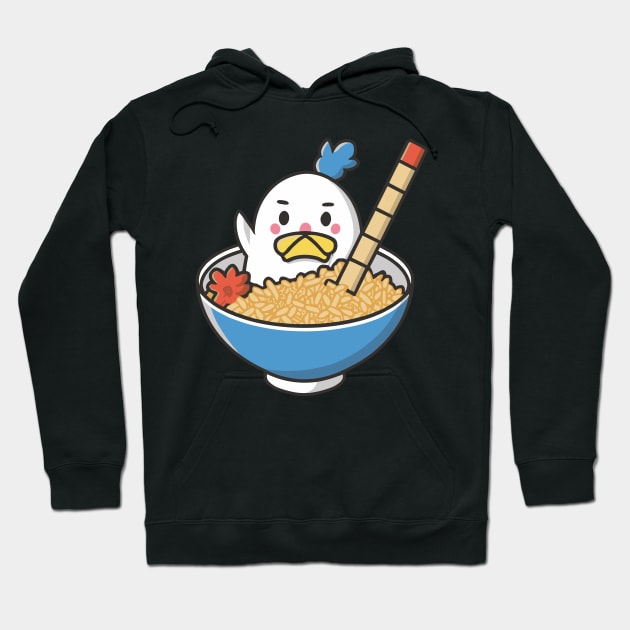 chicken and rice Hoodie by SecuraArt